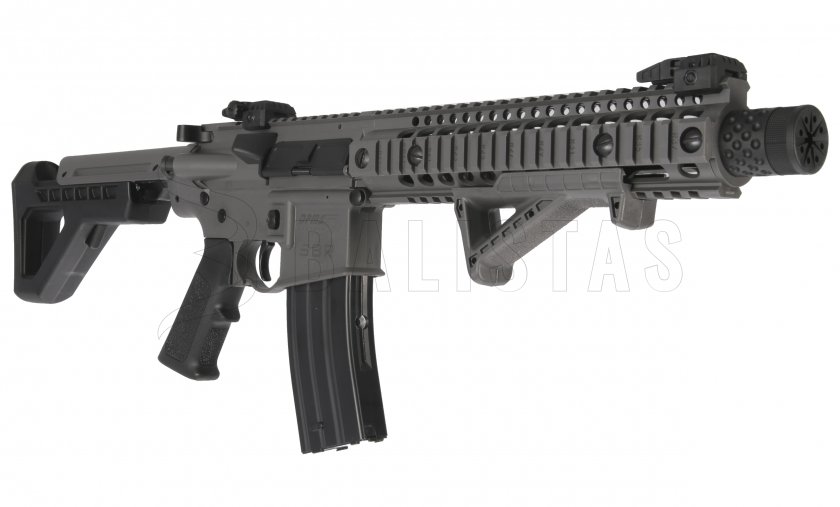 Luftgewehr Crosman DPMS SBR Full Auto 4,5mm grau