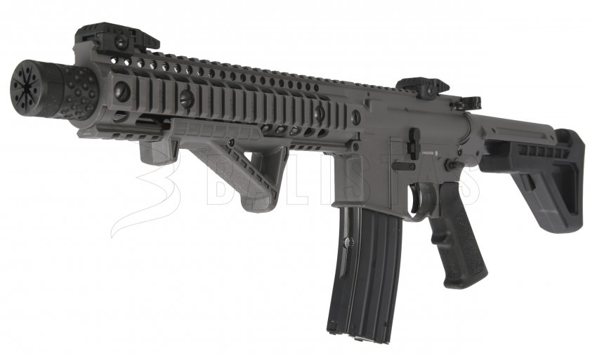 Luftgewehr Crosman DPMS SBR Full Auto 4,5mm grau