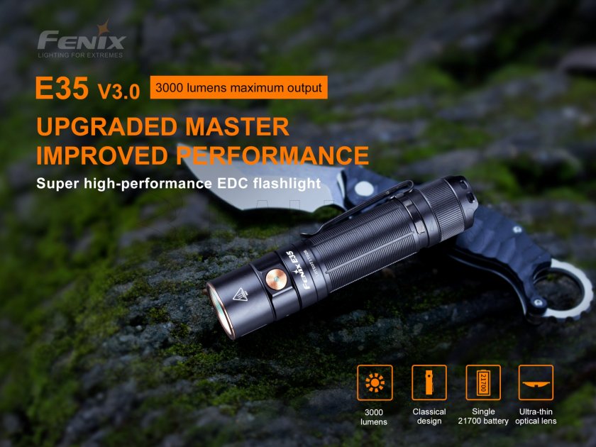 Taschenlampe Fenix E35 V3.0