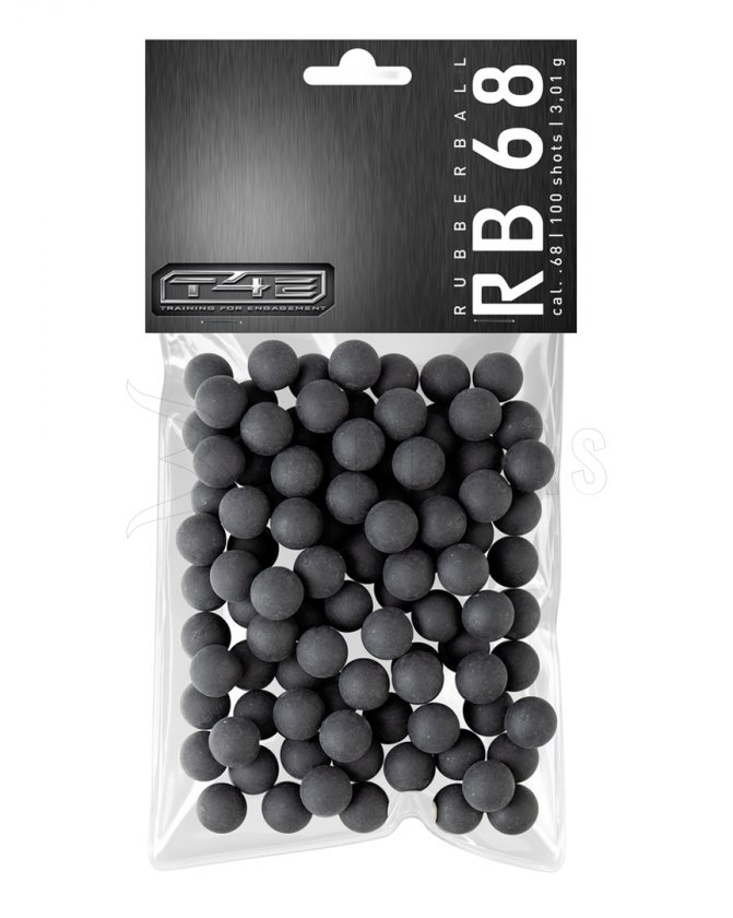 Kugeln T4E Rubber Ball RB Prac-Series .68 Polymer 100Stk.