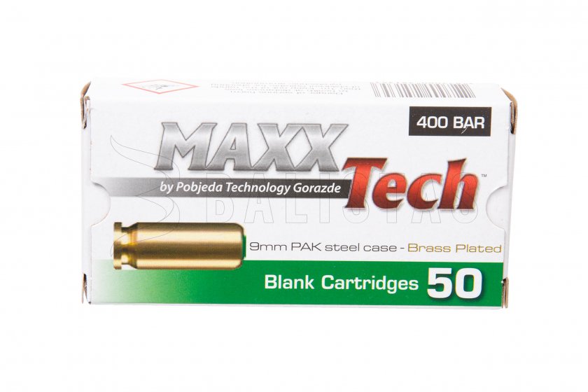 Startpatronen MAXX Tech 9mm Pistole 50 Stück