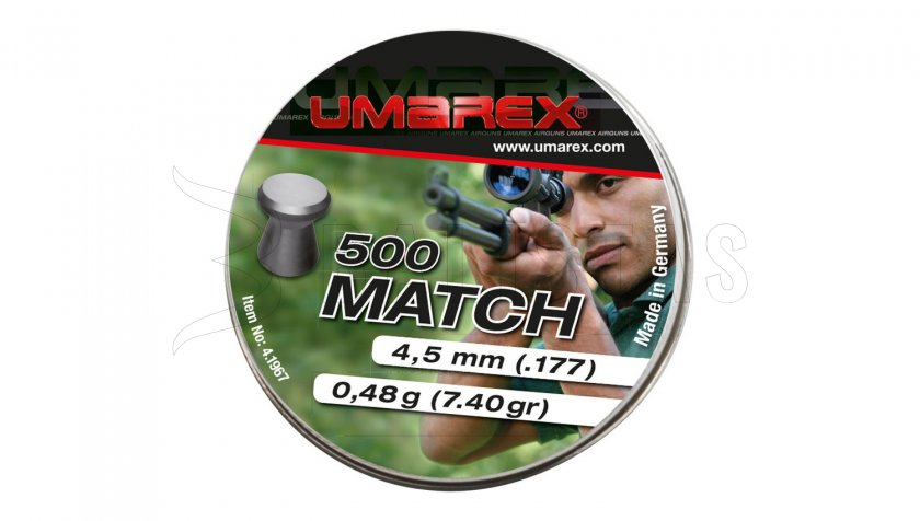 Diabolo Umarex Match Pro 4,5mm 500Stk
