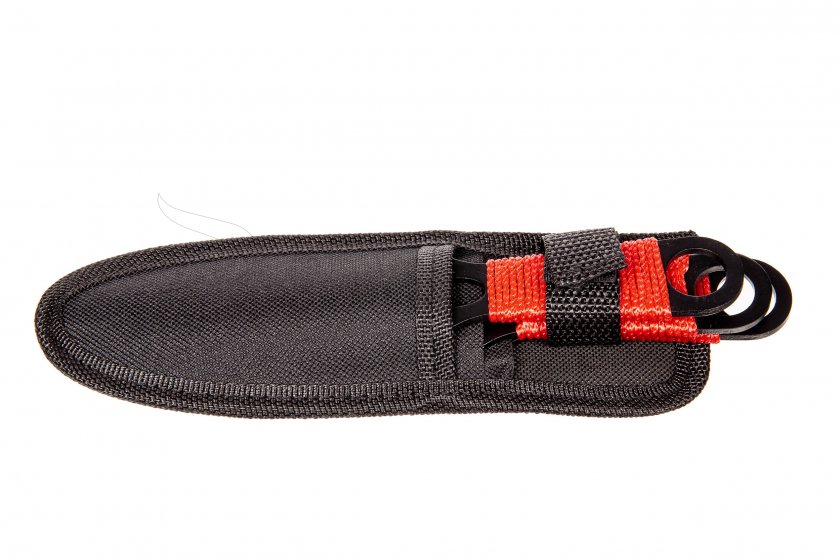 Satz Wurfmesser Kandar rotes Paracord (82)