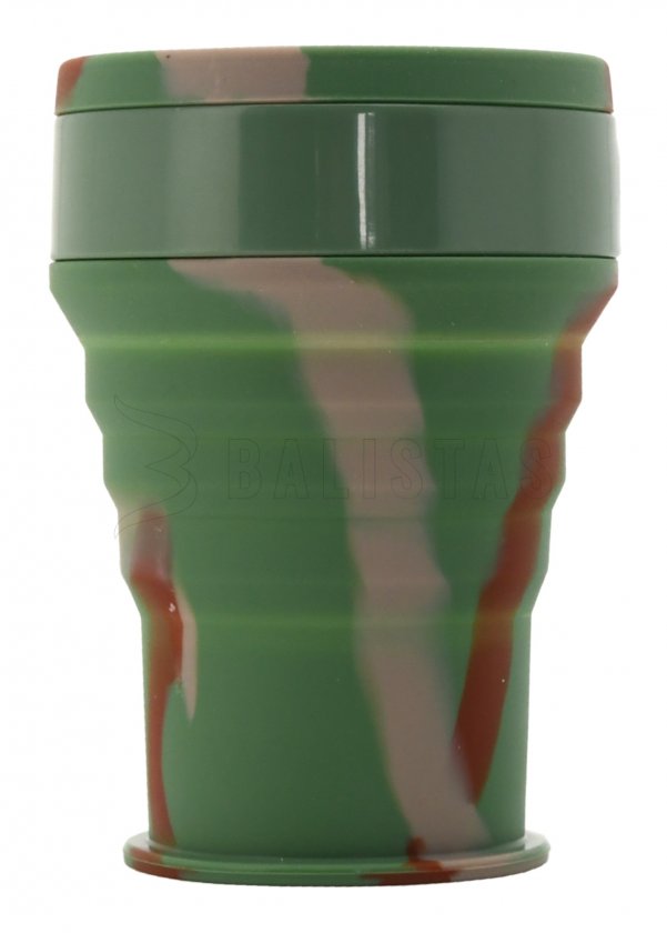 Silikonbecher klappbar ARMY 350ml