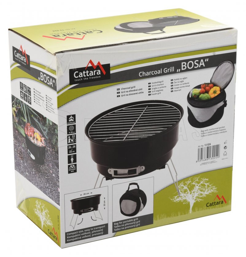 Holzkohlegrill BOSA tragbar mit Tasche