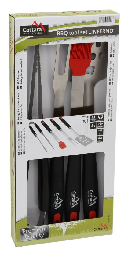 Grillbesteck INFERNO Set 4-tlg.