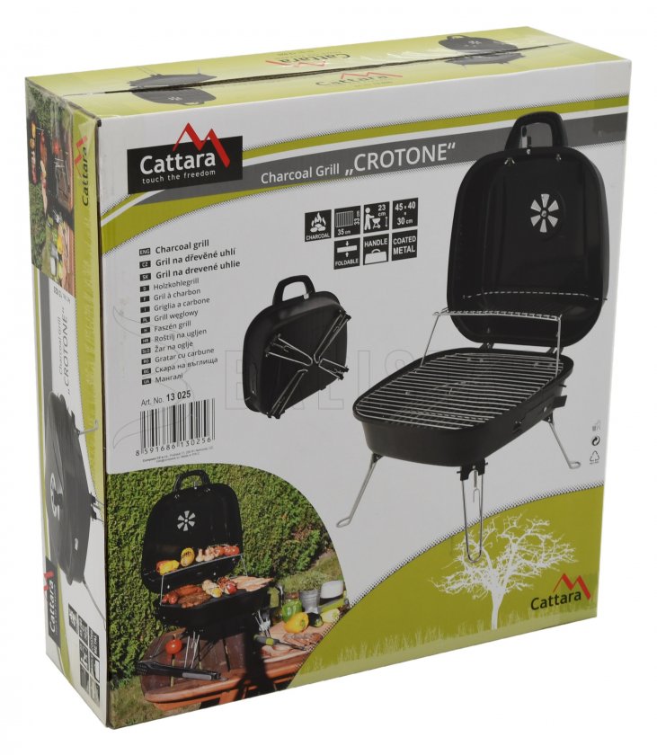 Holzkohlegrill CROTONE klappbar