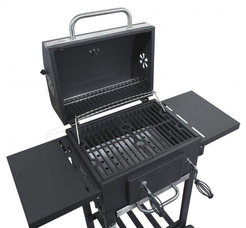 Holzkohlegrill ROYAL PARTNER, Gussrost