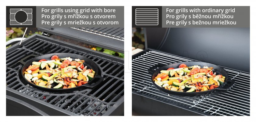 Grillpfanne rund LITINA (für Grills ROYAL CLASSIC und ROYAL GRANDE)