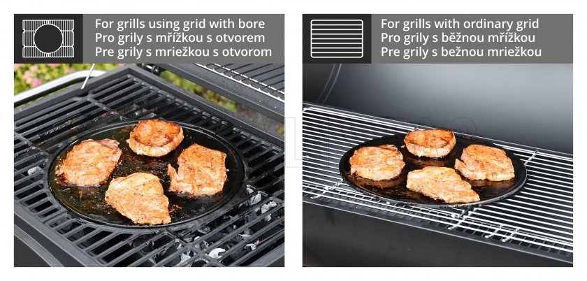 Grillplatte rund LITINA (für Grills ROYAL CLASSIC und ROYAL GRANDE)