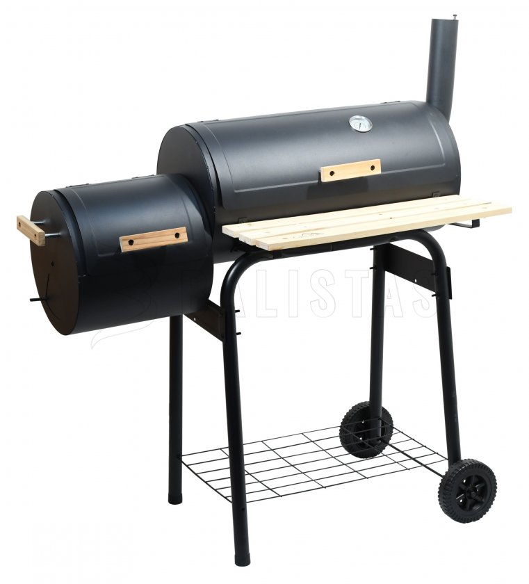 Holzkohlegrill SMOKIE mit Räucherofen