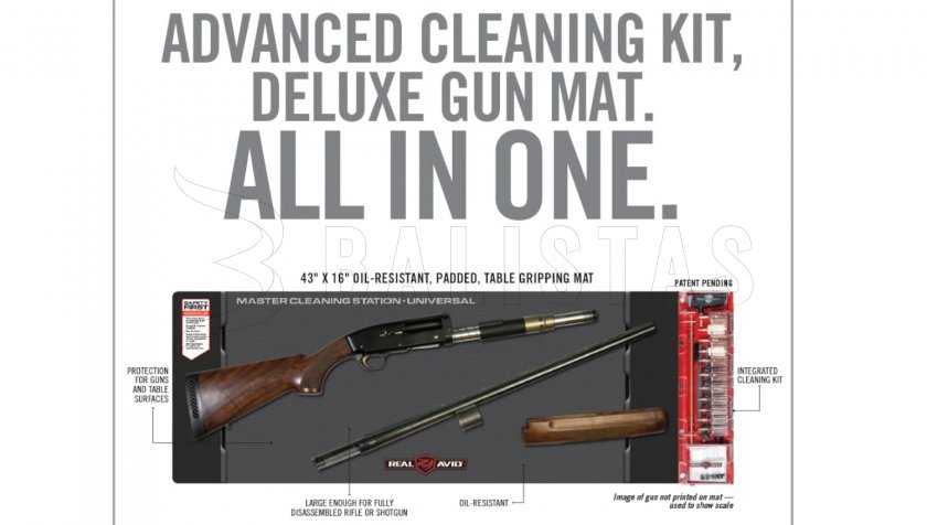 Reinigungsset mit Unterlage Real Avid Master Cleaning Station Universal Gun