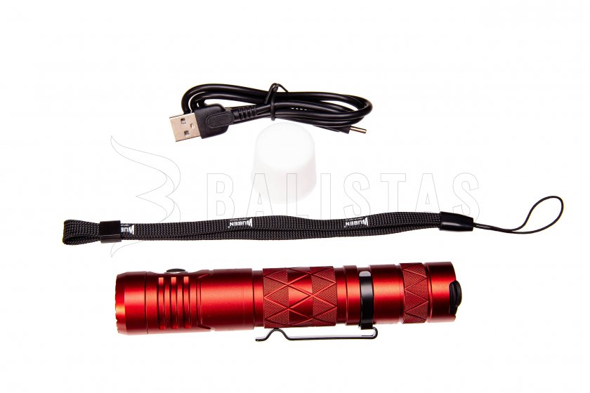 Taschenlampe Wuben E12R Rot