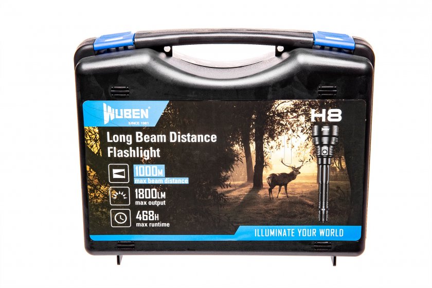 Taschenlampe Wuben H8 Set