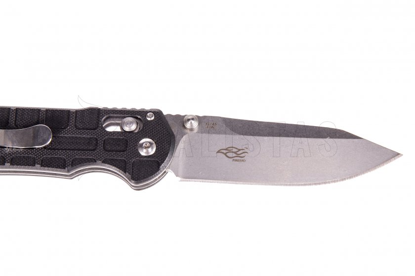 Klappmesser Ganzo G7452P schwarz mit Pfeife