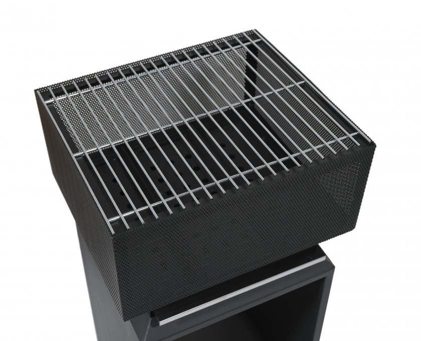 Feuerstelle CUBE mit Rost 74cm