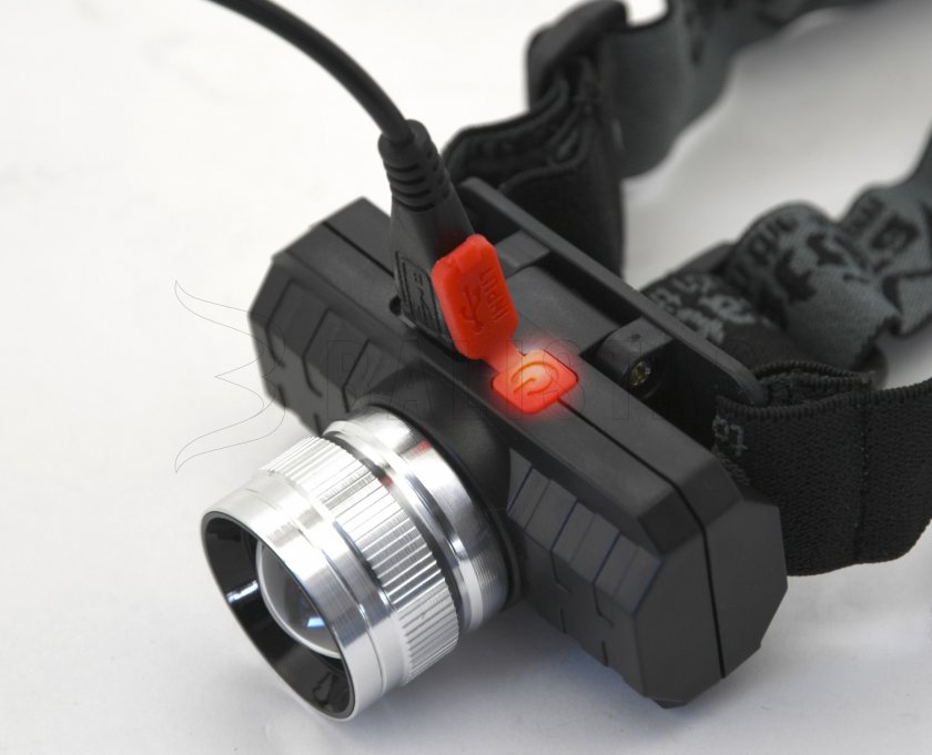 Stirnlampe Cattara SCORPION 90lm XPE ZOOM wiederaufladbar