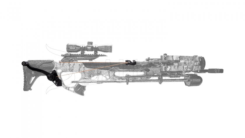 Spannsystem für Sehne für Armbrust Barnett Explorer