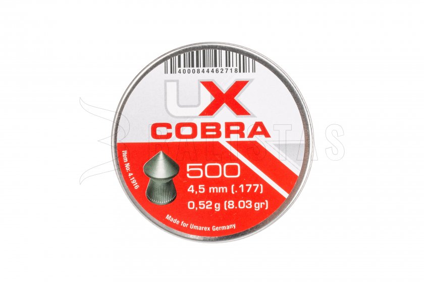 Diabolo Umarex Cobra 500 Stk. cal. 4,5mm