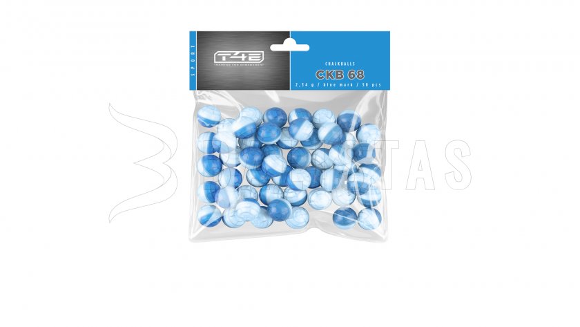Kugeln T4E 68 Sport CKB blue 50 Stk.