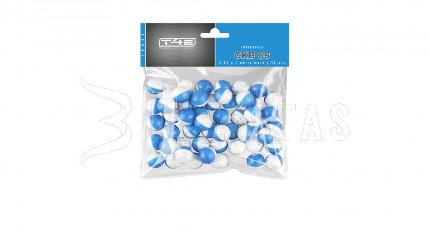 Kugeln T4E 68 Sport CKB white 50 Stk