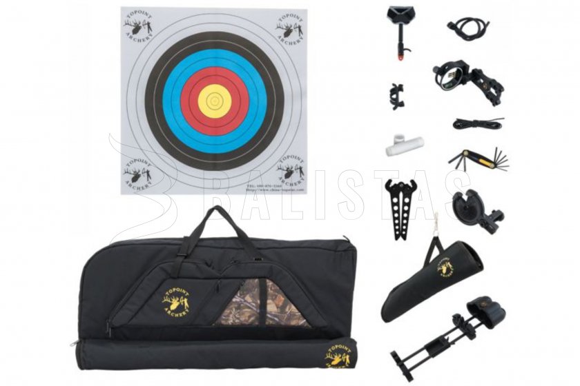 Compoundbogen Topoint M1 DELUXE 9"-30" 20-70LBS RH BLACK