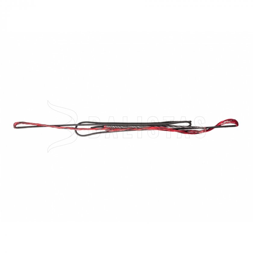Sehne für Bögen Poe Lang REX 51" schwarz-rot