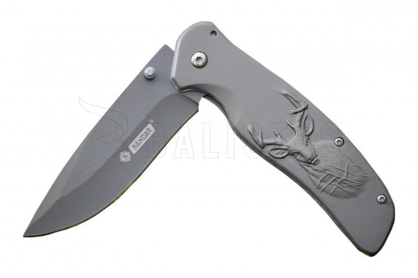 Messer Kandar N304 silberner Hirsch