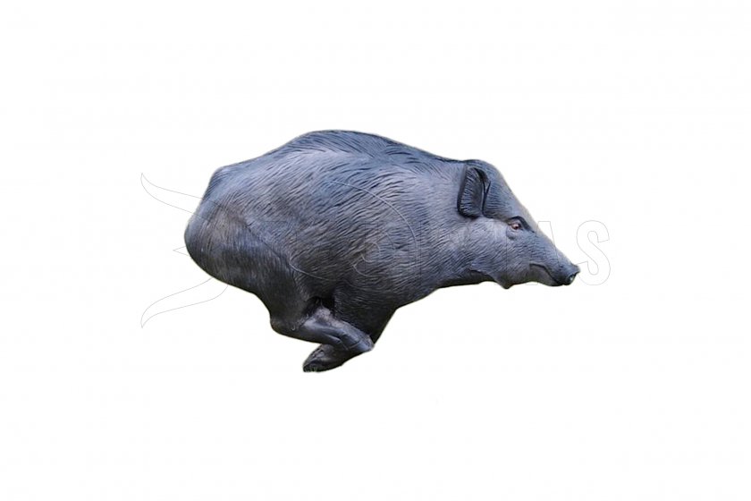 3D Zielscheibe Natur' Foam Laufender Keiler
