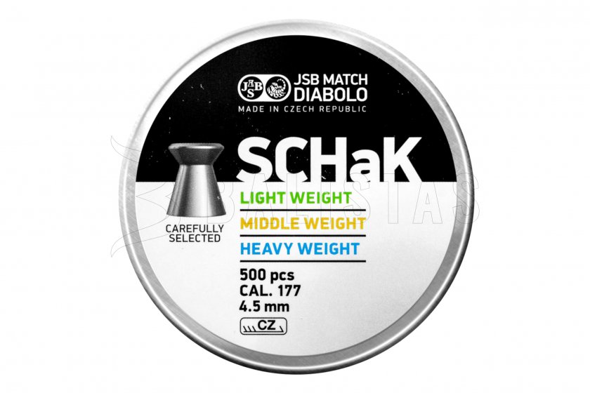 JSB SCHaK 4,50mm 0,520g 500St.