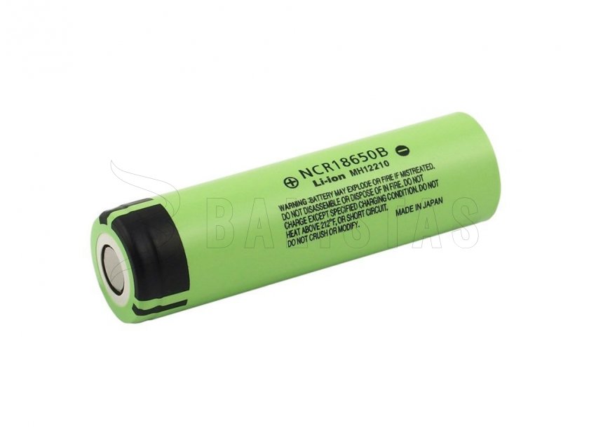 Wiederaufladbare Batterie 18650 Panasonic 3400mAh 3,7V Li-Ion
