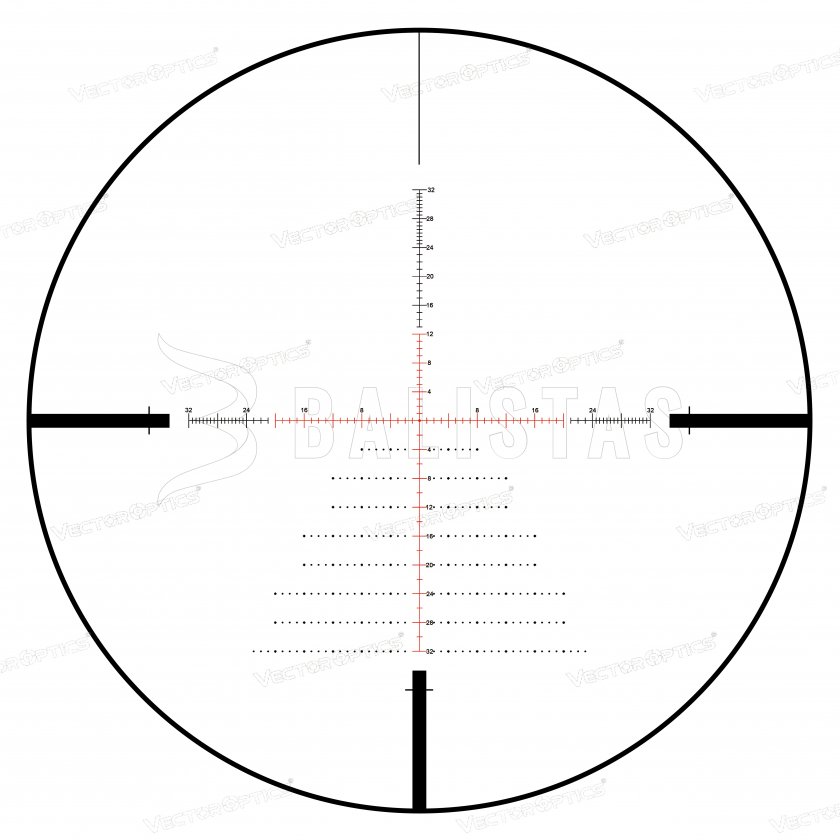 Zielfernrohr Vector Optics Zalem 4-48x65 ED SFP BDC MOA