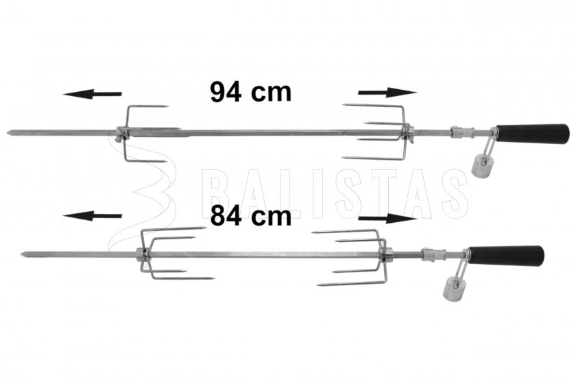 Grillspieß Cattara UNI 84/94cm 230V