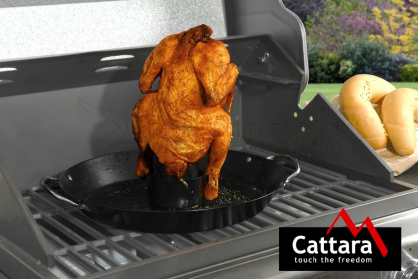 Pfanne mit Hähnchenständer Cattara