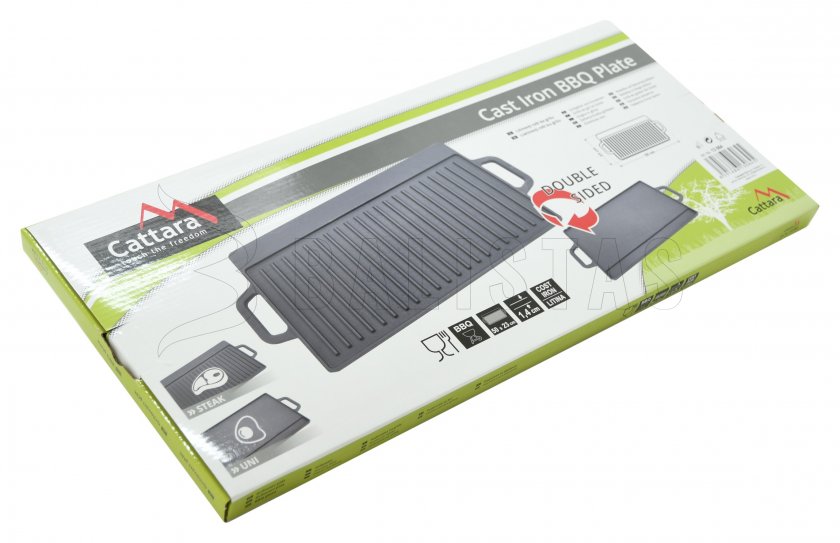 Grillplatte beidseitig 50x23x1,4cm