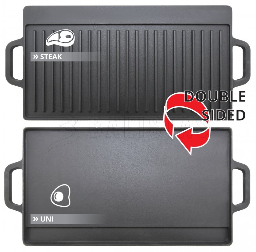 Grillplatte beidseitig 50x23x1,4cm
