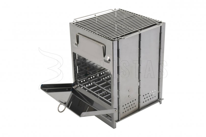 Grill Kocher für Holz Cube klappbar