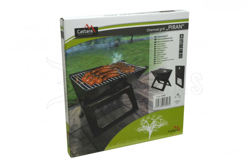 Klappbarer Holzkohlegrill Piran 28x43cm
