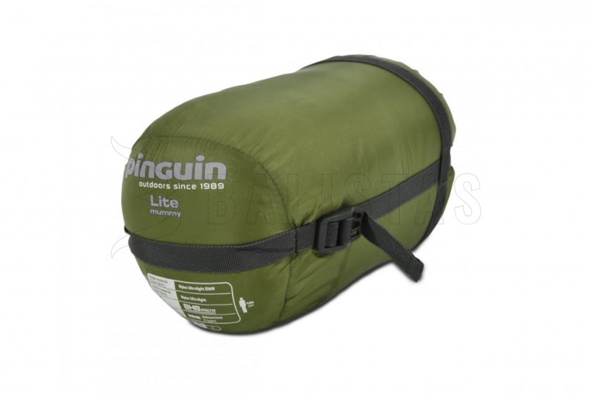 Schlafsack Pinguin Lite Mummy CCS Rechts Grün
