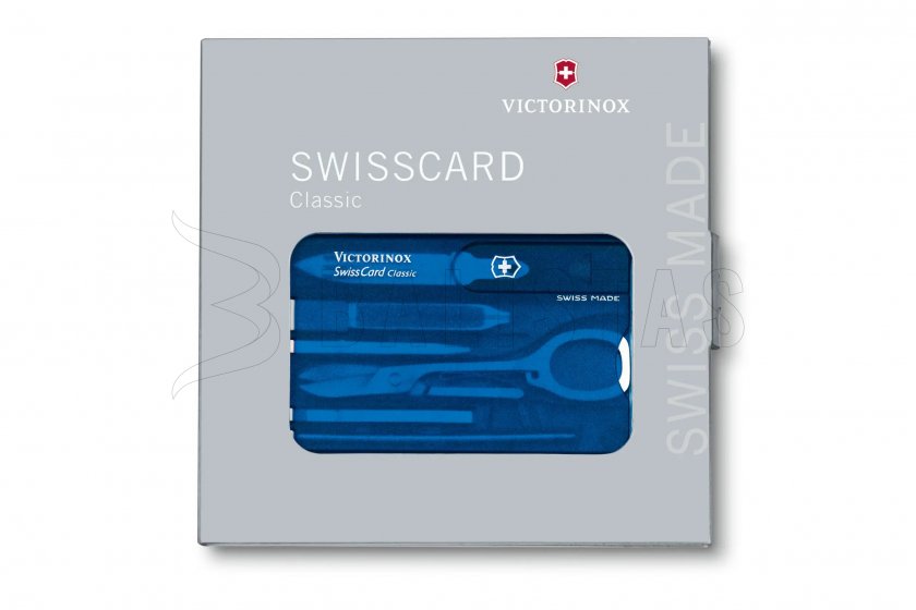Victorinox Swiss Card Classic Karte Blau