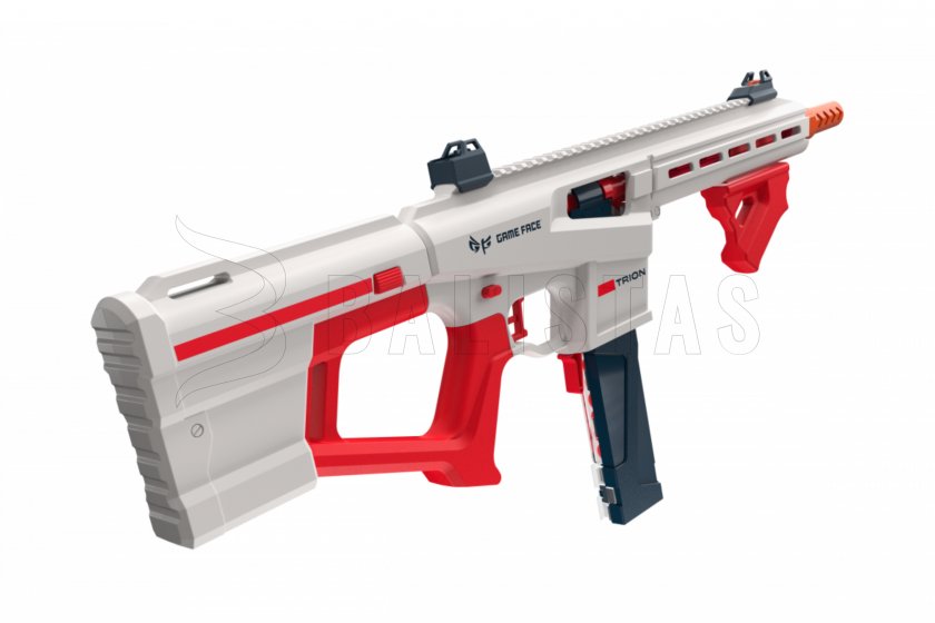 Blaster-Gewehr Game Face Trion für Schaumstoff-Munition rot