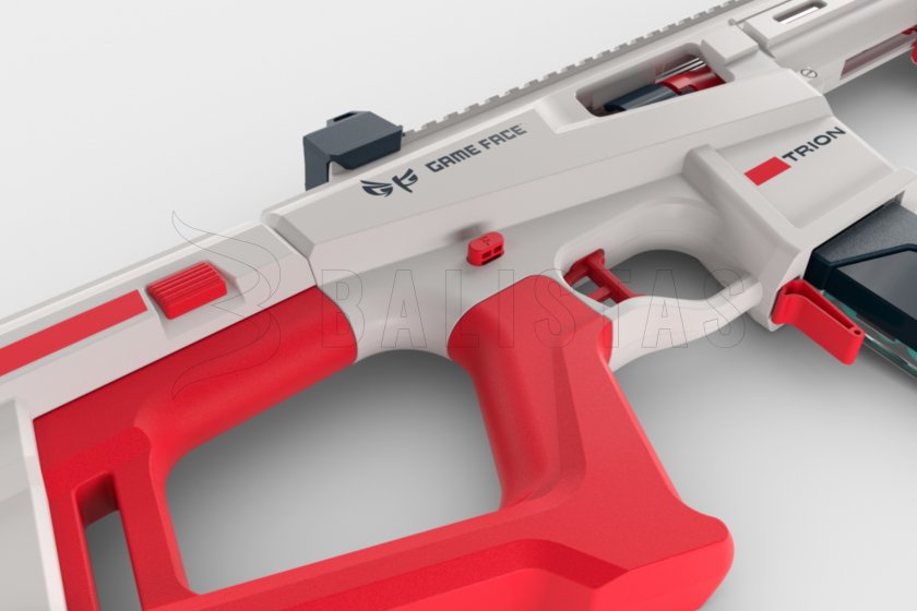 Blaster-Gewehr Game Face Trion für Schaumstoff-Munition rot