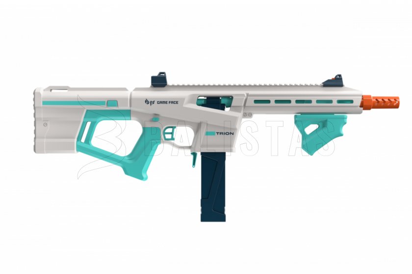 Blaster-Gewehr Game Face Trion für Schaumstoff-Munition blau