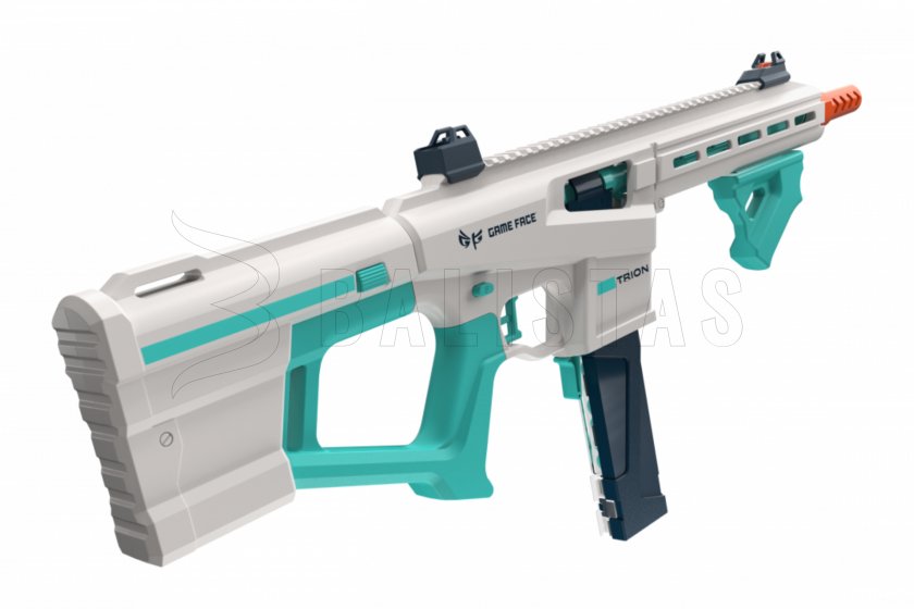 Blaster-Gewehr Game Face Trion für Schaumstoff-Munition blau