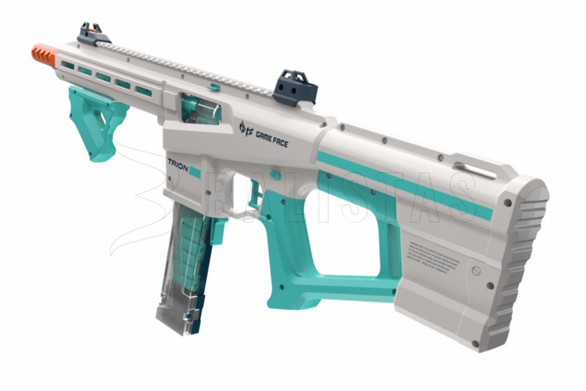 Blaster-Gewehr Game Face Trion für Schaumstoff-Munition blau