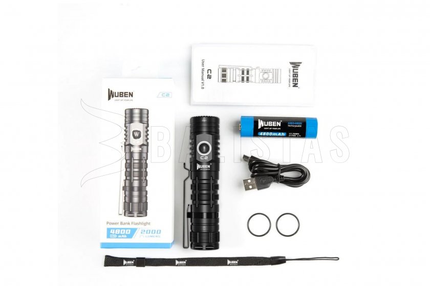 Taschenlampe Wuben C2