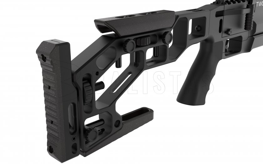 Vzduchovka EPIC TWO Detail pažby 1