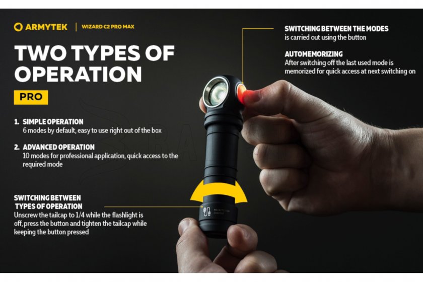 Čelovka Armytek Wizard C2 Pro MAX 5
