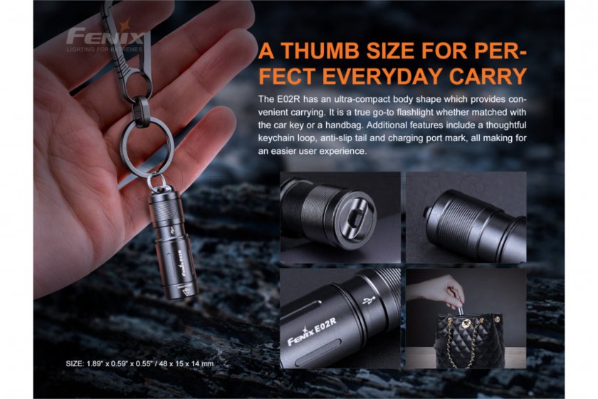 Set čelovky Fenix HM71R a svítilny Fenix E02R 7