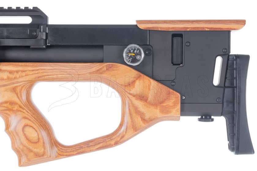 Luftgewehr AirMaks Krait WL 6,35mm Light Brown Lamino 3